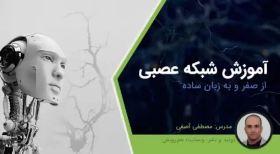 صورة آموزش شبکه عصبی مصنوعی -- از صفر به زبان ساده