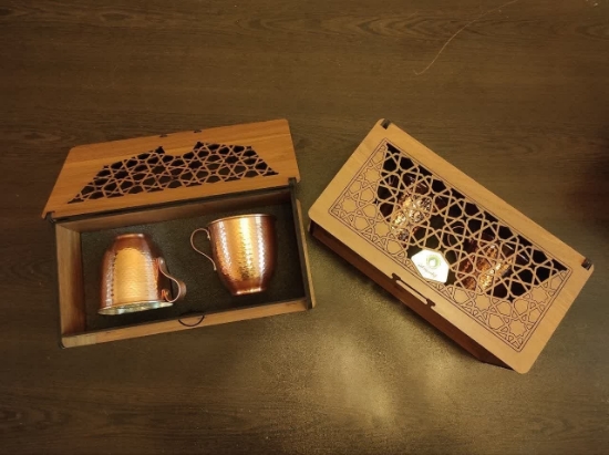 图片 ست لیوان مسی دوعددی