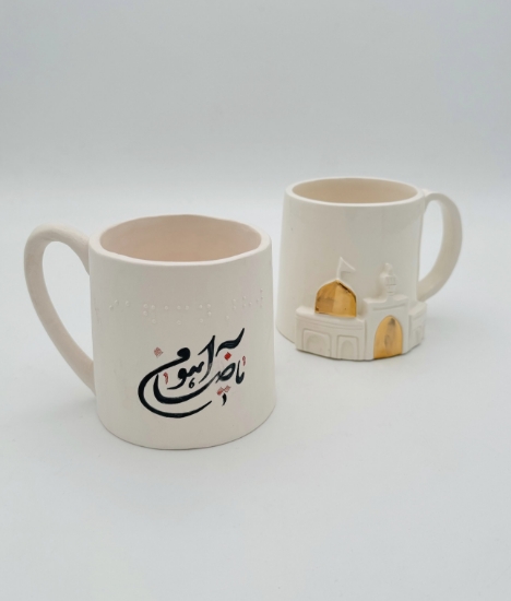 Изображение ماگ سرامیکی دستساز با خط بریل (یا ضامن آهو)