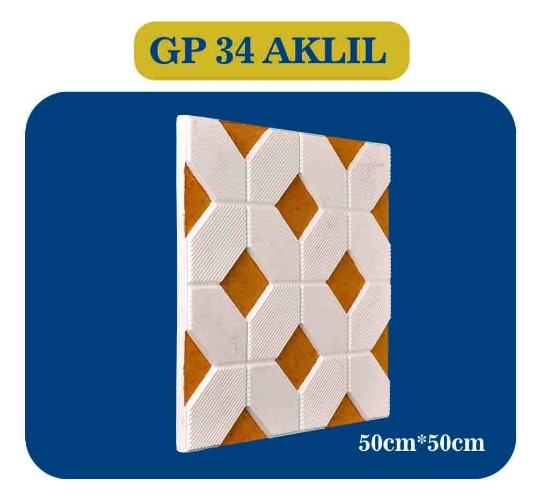 Picture of تایل سقفی پلی استایرن مدل gp34 aklil