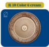 صورة دور لوستری پلی استایرن مدل R 10 COLOR 6 CREAM