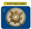 Изображение دور لوستری پلی استایرن مدل R 07 COLOR 3 GOLD