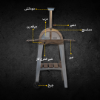 صورة فر پیتزا پایه دار T500