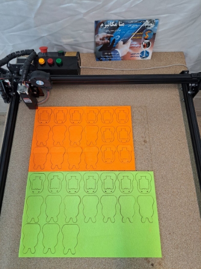 图片 دستگاه برش و حکاکی لیزر CNC مدل NSR-DL80A1